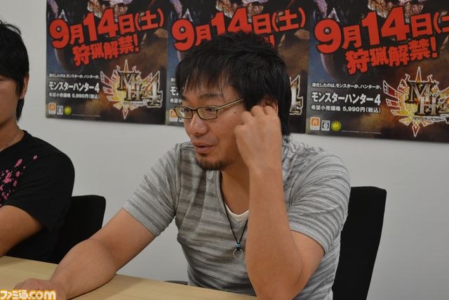『モンスターハンター4』発売記念! 辻本プロデューサー&藤岡ディレクターに聞く『モンスターハンター』の設計図の作り方【前編】_02