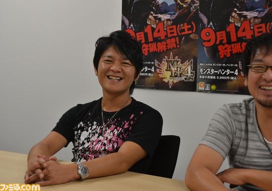 『モンスターハンター4』発売記念! 辻本プロデューサー&藤岡ディレクターに聞く『モンスターハンター』の設計図の作り方【前編】_03