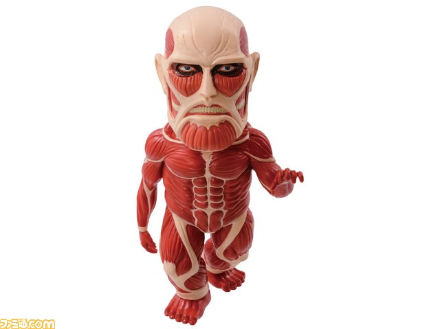 『進撃の巨人』アミューズメント用フィギュアに“超大型巨人”と“リヴァイ”が圧倒的なクオリティーで7月上旬から8月上旬にかけて登場_01