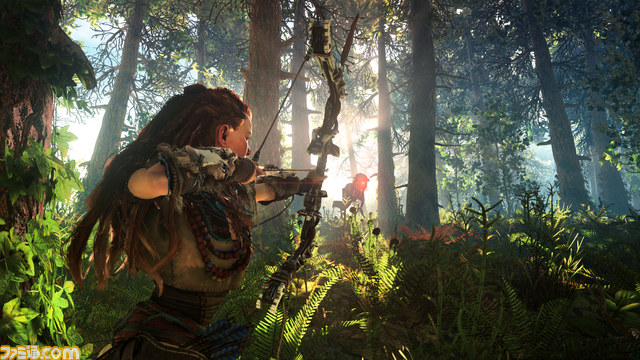 『Horizon Zero Dawn』腕利きハンターAloyが、知恵と身のこなしを使って機械と戦う――最新スクリーンショットを公開【E3 2015】_02