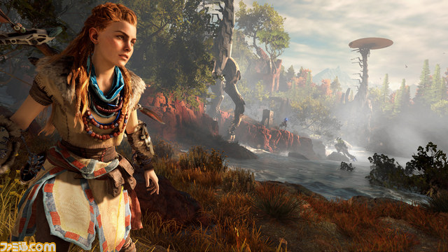 『Horizon Zero Dawn』腕利きハンターAloyが、知恵と身のこなしを使って機械と戦う――最新スクリーンショットを公開【E3 2015】_04