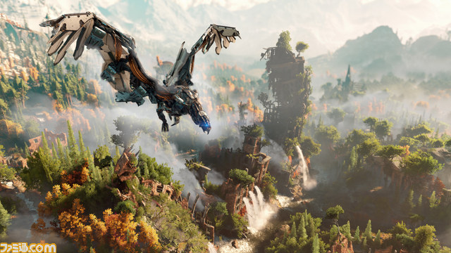 『Horizon Zero Dawn』腕利きハンターAloyが、知恵と身のこなしを使って機械と戦う――最新スクリーンショットを公開【E3 2015】_09
