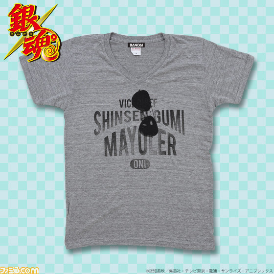 『銀魂』銀時と土方のTシャツや沖田のネックレスなどのアパレルグッズが登場_03