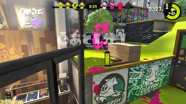 寿司屋にスポーツ用品店!? 『スプラトゥーン2』先行試射会の2ステージの見どころはココ!? “イカ4コマ”でおなじみ高橋きの先生の“きの散歩”リポート_05