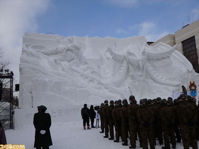 さっぽろ雪まつりに『ファイナルファンタジーXIV』の大雪像が出現!_04