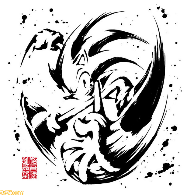 『ソニック・ザ・ヘッジホッグ』誕生28周年を記念してソニックを墨絵で表現した和柄アイテムが登場!“ソニック バースデー2019”で先行販売_01