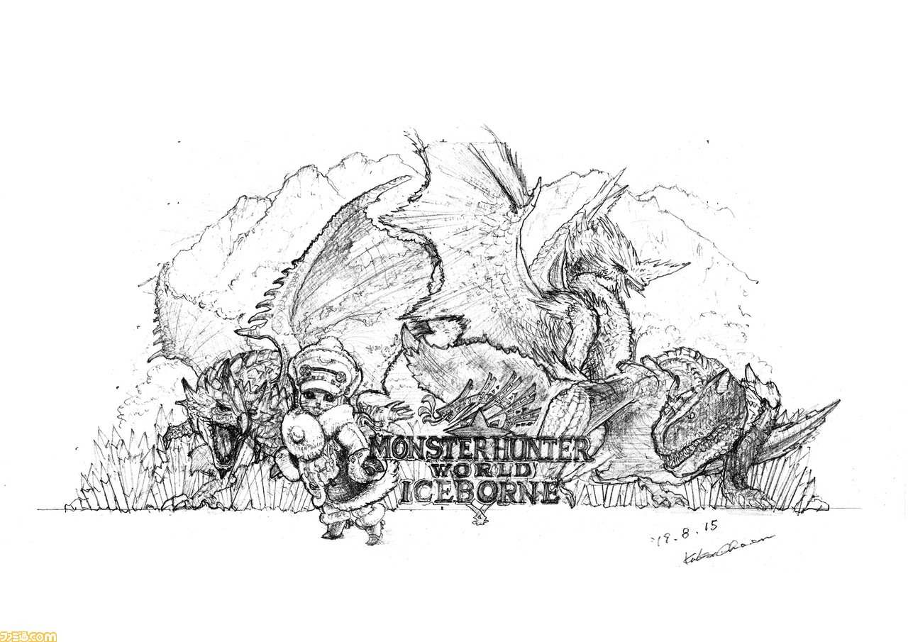 『モンハンワールド:アイスボーン』×鳥取市スペシャルコラボ決定! 作中でおなじみのモンスターたちが巨大な砂像として登場!_01