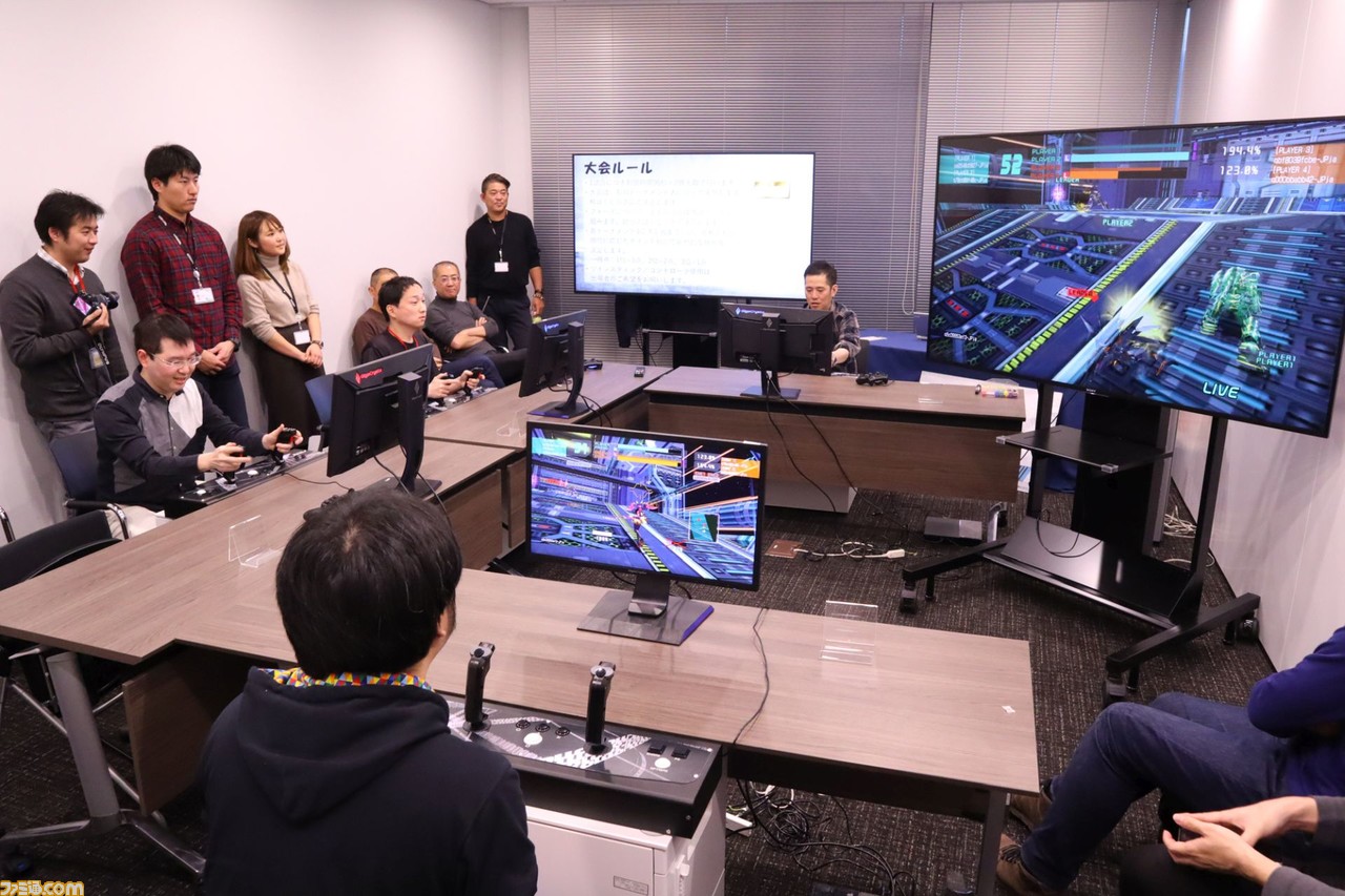 『バーチャロン マスターピース』メディア対抗戦が開催。ファミ通チームもけっこうがんばった!_03