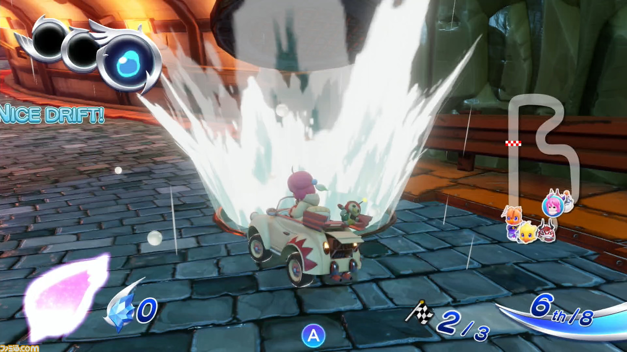 『チョコボGP』プレイリポート。魔石やアビリティの使用で最後まで気が抜けないドキドキのレース展開が熱い!