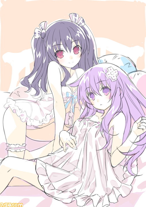 『超次元ゲイム ネプテューヌ Sisters vs Sisters』ファミ通DXパック付属のつなこさん描き下ろしイラスト(ラフ)を公開!選べるキャラ別グッズセットも予約受付中