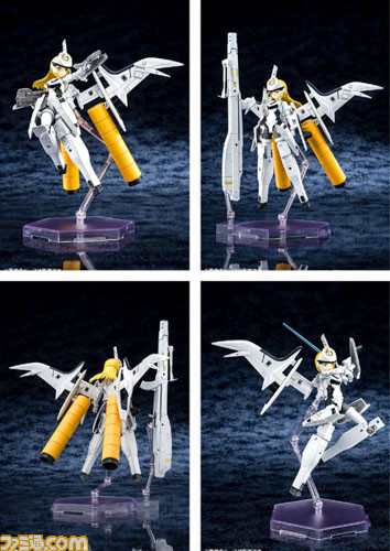 『武装神姫』島田フミカネがデザインした“天使型アーンヴァル”がメガミデバイス仕様でプラモデル化。アクリルフィギュアとプラモデルのセットも販売