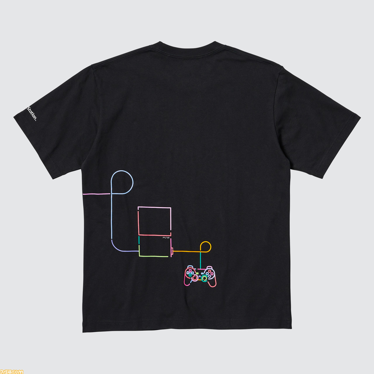 歴代プレステがデザインされたTシャツがユニクロにて2月20日より発売。ゲーム機のコードで“PlayStation”と書かれたTシャツなどが販売