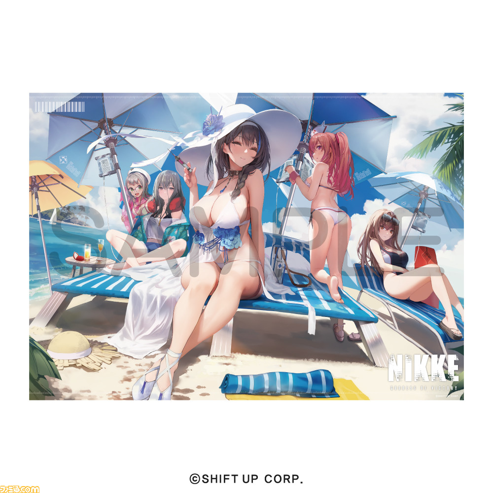 【NIKKE】水着メアリーの女神のような美しさがポスターに! 夏イベの水着ニケを含む新作グッズが発売