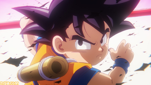 アニメ『ドラゴンボールDAIMA』鳥山明氏描き下ろしの悟空やクリリン、18号らが解禁。小さくなった悟空が如意棒を使って戦う新PVも公開