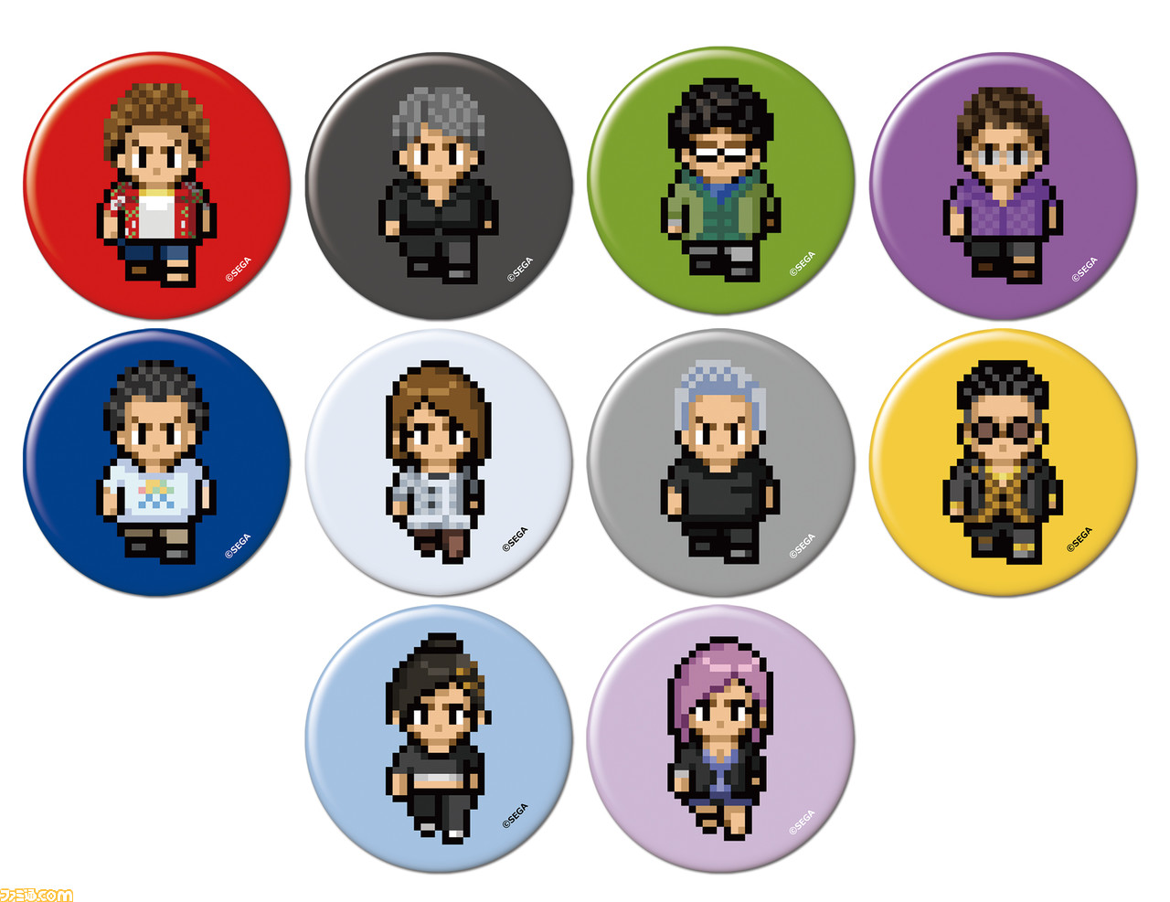 『龍が如く8』桐生一馬や春日一番とお揃いのTシャツやパーティメンバーたちのアクスタが登場。ハワイアンズとのコラボグッズがセガストアで発売