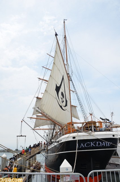 『アサシン クリード4 ブラック フラッグ』海賊船“ジャックドー号”がサンディエゴの海にやってきた！【Comic‐Con International 2013】