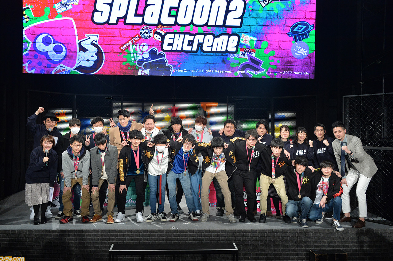RAGE『スプラトゥーン2』大会、初代王者はTASO! 速報リポート&優勝直後のTASOの4選手に直撃インタビュー!_16