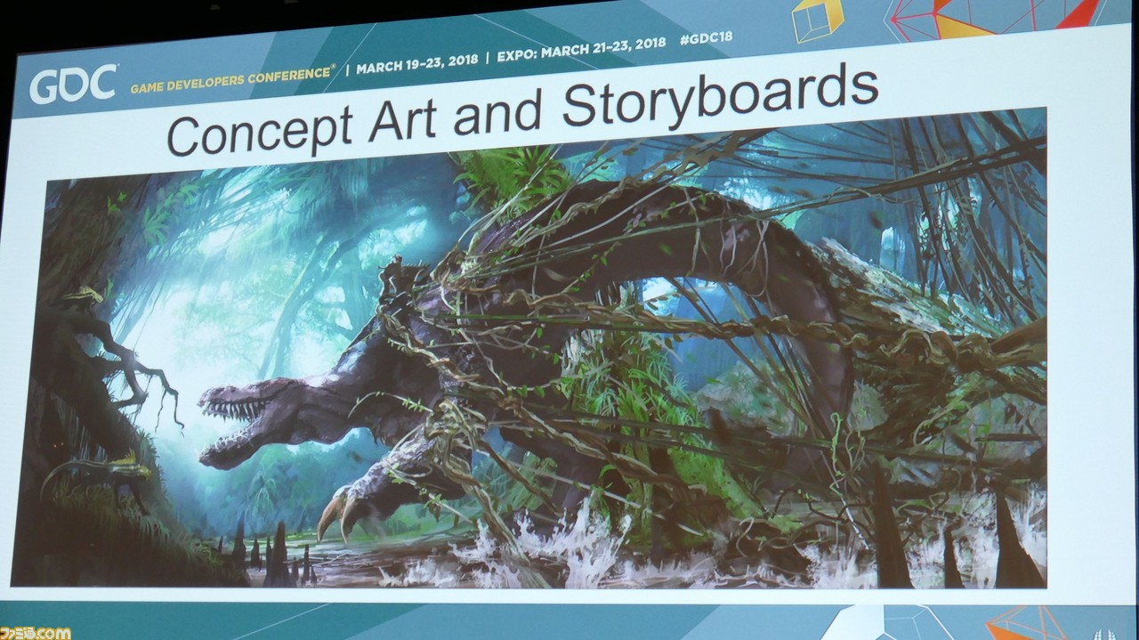 『モンスターハンター:ワールド』プロトタイプの映像を初公開! 新時代の『モンハン』を作るために検証された、挑戦的アイデアの数々【GDC 2018】_06