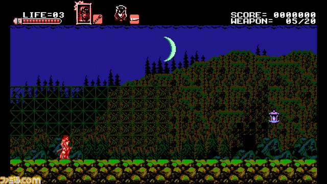 『Bloodstained: Curse of the Moon』が5月24日に発売決定、五十嵐孝司氏がKickStarterで開発を約束した8Bitの2Dアクションがついに_32