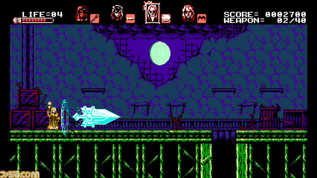 『Bloodstained: Curse of the Moon』が5月24日に発売決定、五十嵐孝司氏がKickStarterで開発を約束した8Bitの2Dアクションがついに_18