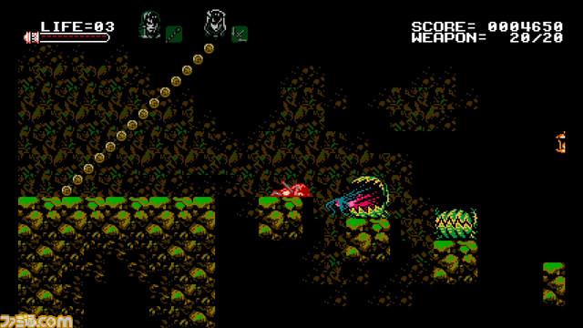 『Bloodstained: Curse of the Moon』が5月24日に発売決定、五十嵐孝司氏がKickStarterで開発を約束した8Bitの2Dアクションがついに_31