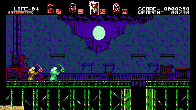『Bloodstained: Curse of the Moon』が5月24日に発売決定、五十嵐孝司氏がKickStarterで開発を約束した8Bitの2Dアクションがついに_20