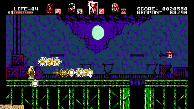 『Bloodstained: Curse of the Moon』が5月24日に発売決定、五十嵐孝司氏がKickStarterで開発を約束した8Bitの2Dアクションがついに_19