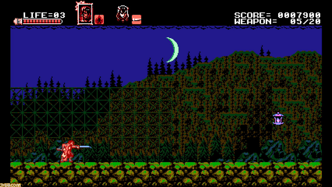『Bloodstained: Curse of the Moon』が5月24日に発売決定、五十嵐孝司氏がKickStarterで開発を約束した8Bitの2Dアクションがついに_44