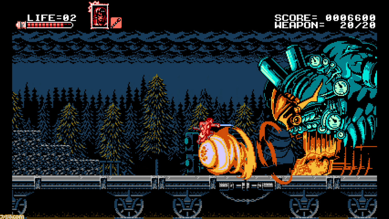 『Bloodstained: Curse of the Moon』が5月24日に発売決定、五十嵐孝司氏がKickStarterで開発を約束した8Bitの2Dアクションがついに_28