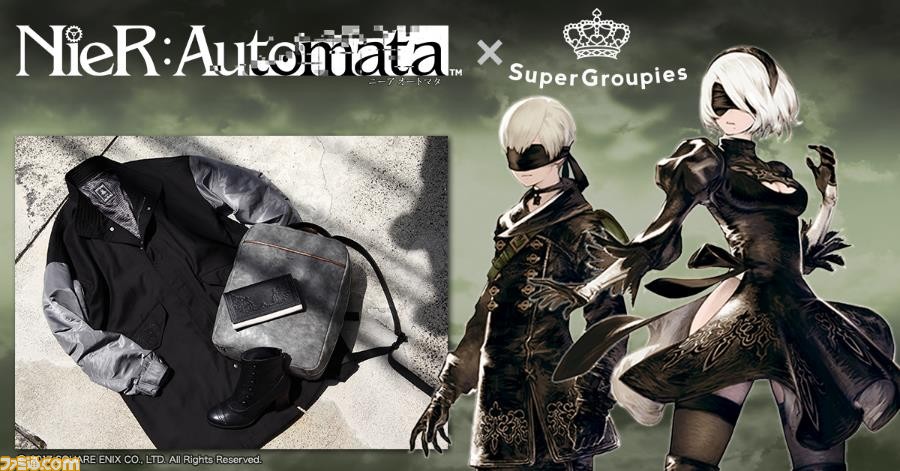 NieR:Automata』のキャラクター“2B”と“9S”をイメージしたアウター、腕時計などのファッションアイテムが登場 - ファミ通.com