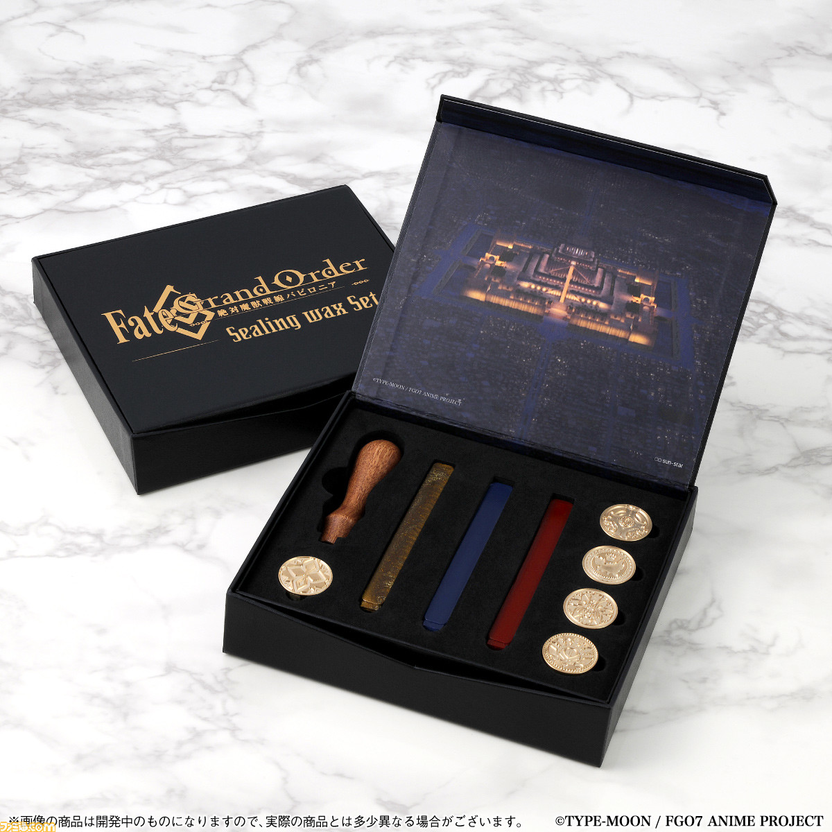 【FGOバビロニア】ギルガメッシュやイシュタルたち全5キャラをイメージした“シーリングワックスセット”が発売決定!_04