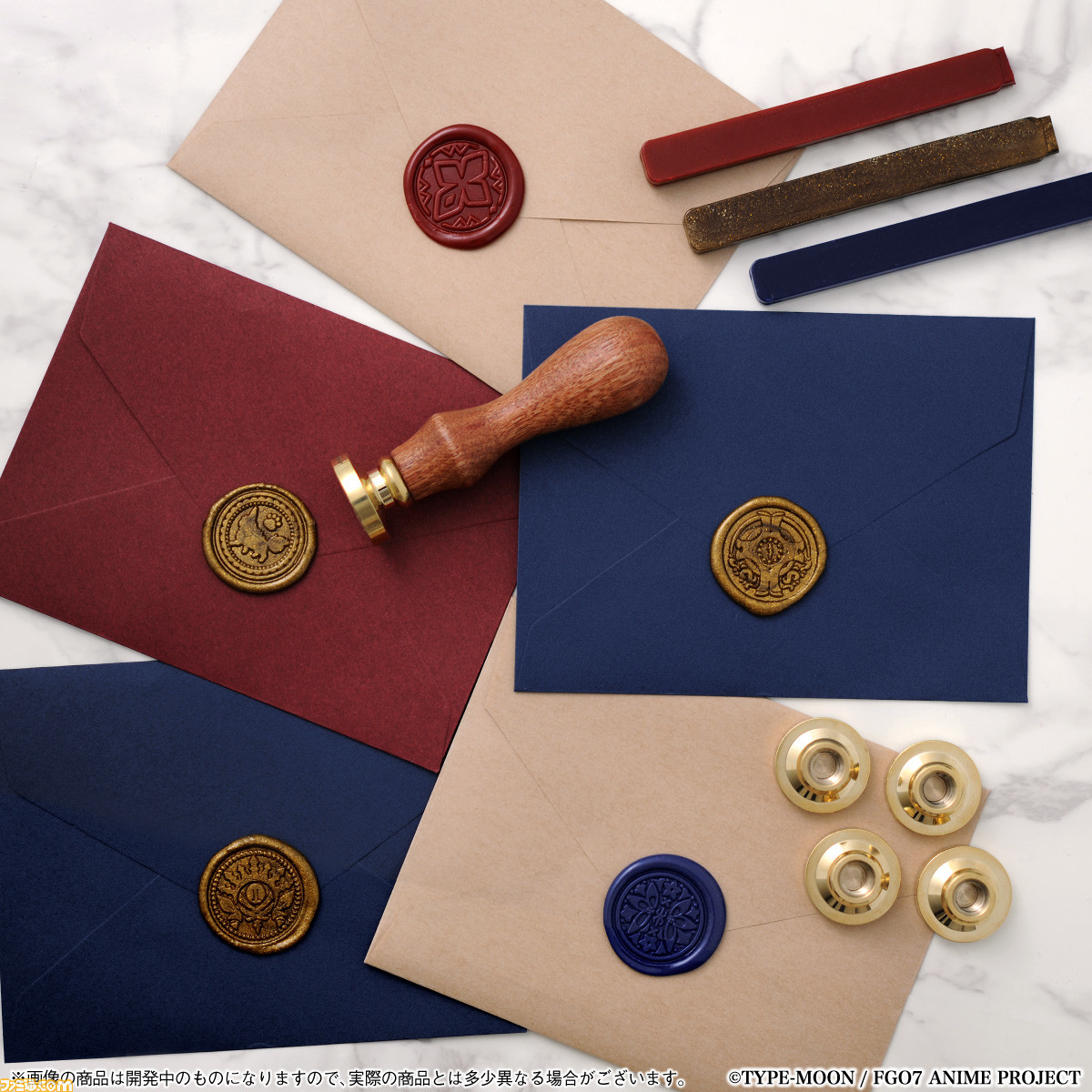 【FGOバビロニア】ギルガメッシュやイシュタルたち全5キャラをイメージした“シーリングワックスセット”が発売決定!_10