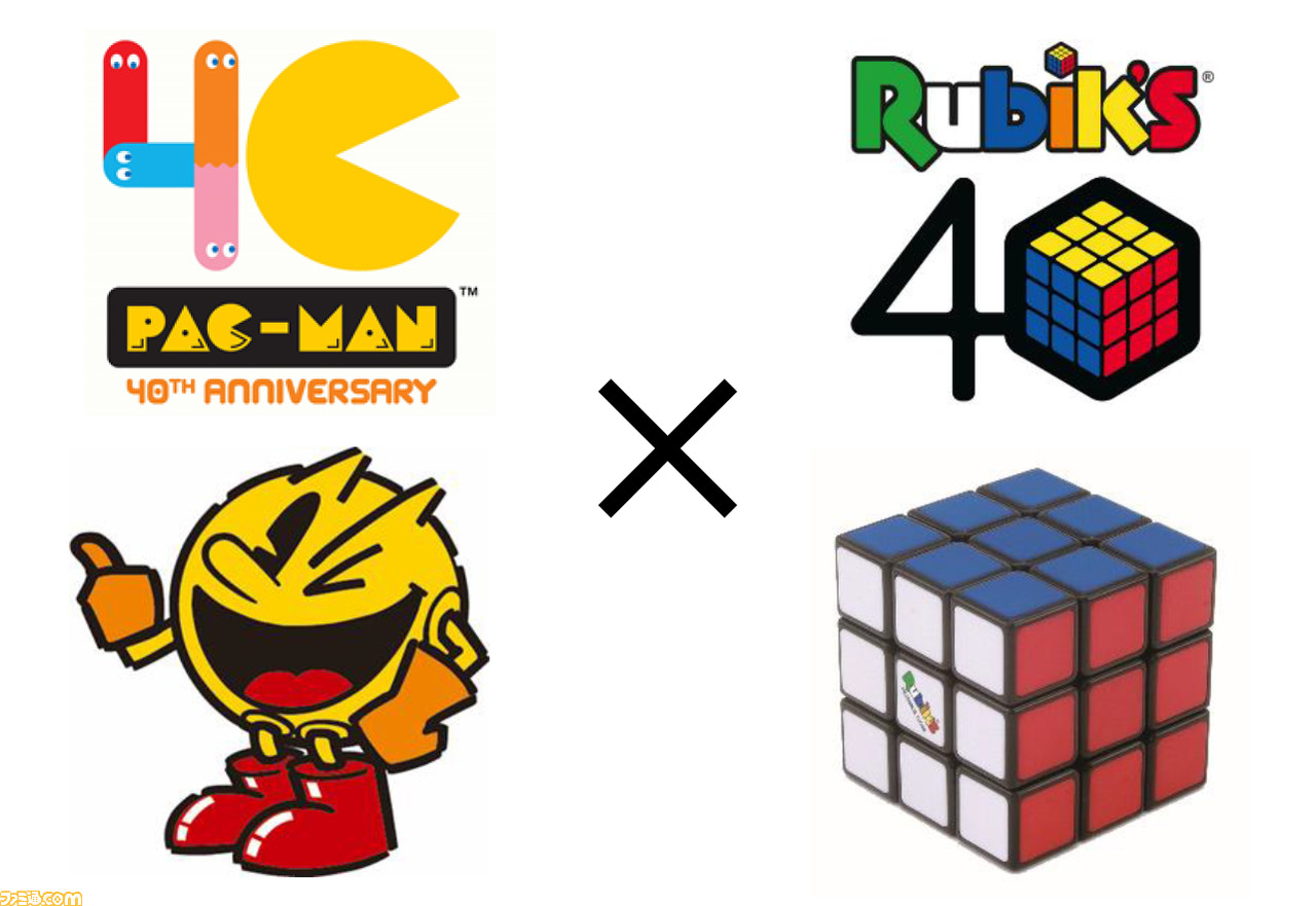 『パックマン』×ルービックキューブの40周年同級生コラボが、音楽イベント“ASOBINOTES ONLINE FES”で実現。1600個のルービックキューブで『パックマン』のモザイクアートを製作_01