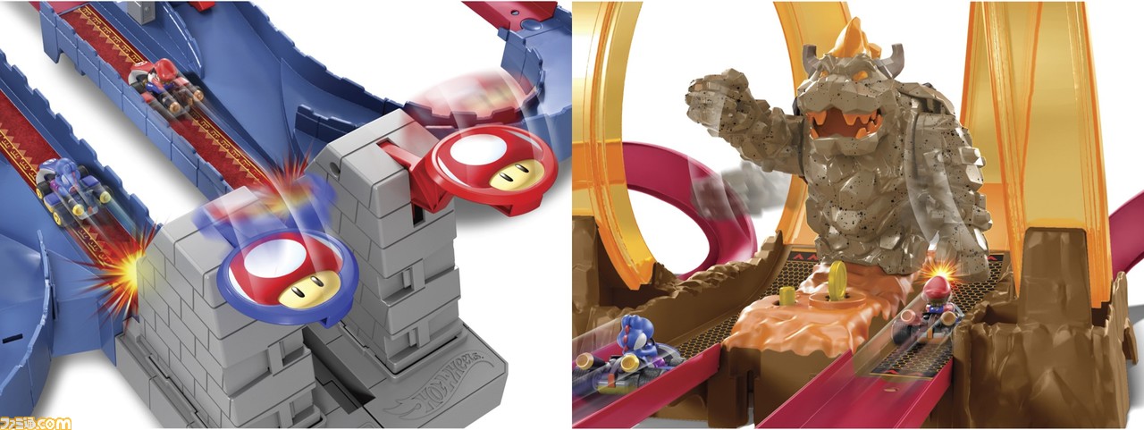『マリオカート』クッパ城を再現した“ホットウィール マリオカート クッパ城からの脱出!”が発売決定_01