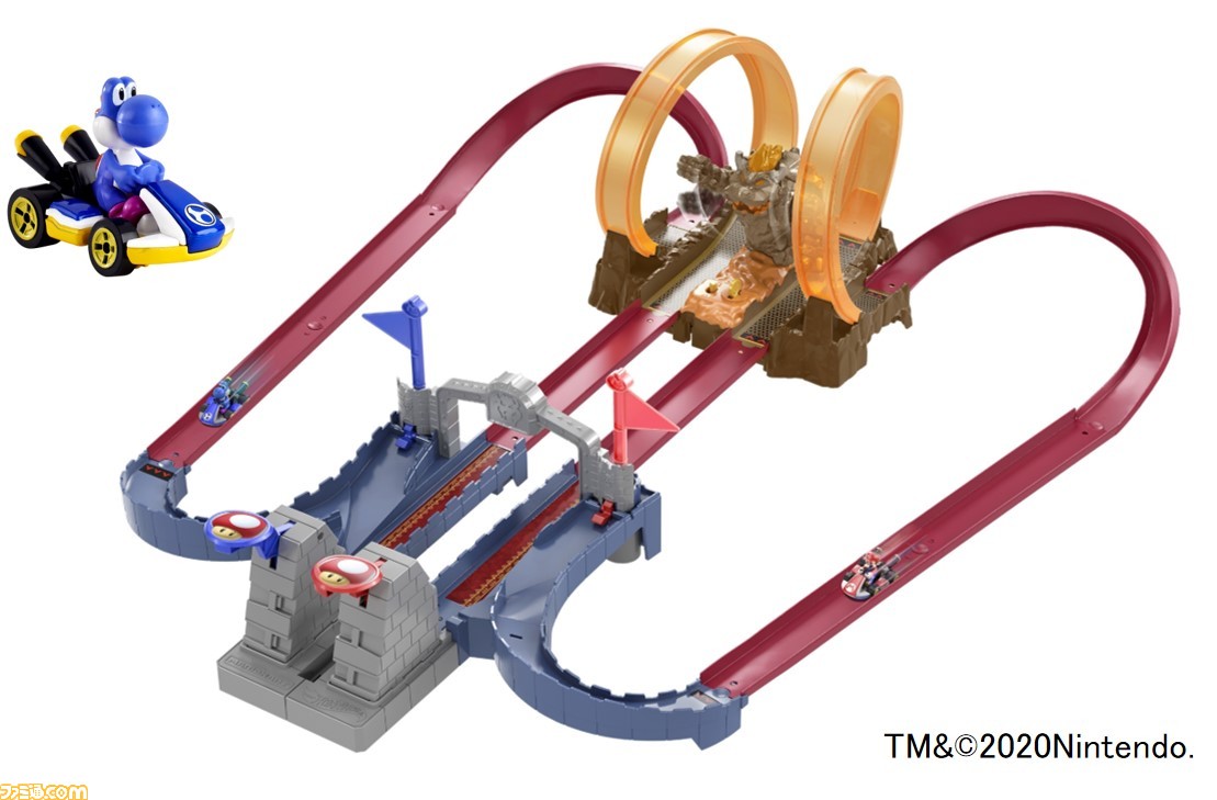 『マリオカート』クッパ城を再現した“ホットウィール マリオカート クッパ城からの脱出!”が発売決定_02