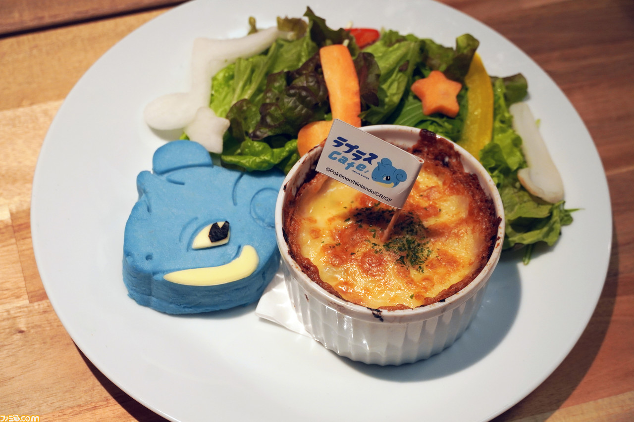 みやぎ応援ポケモンであるラプラスのカフェが宮城県仙台市“クロスビープラス”にオープン! ラプラス/イシツブテ/ラッキーをイメージしたメニューが登場