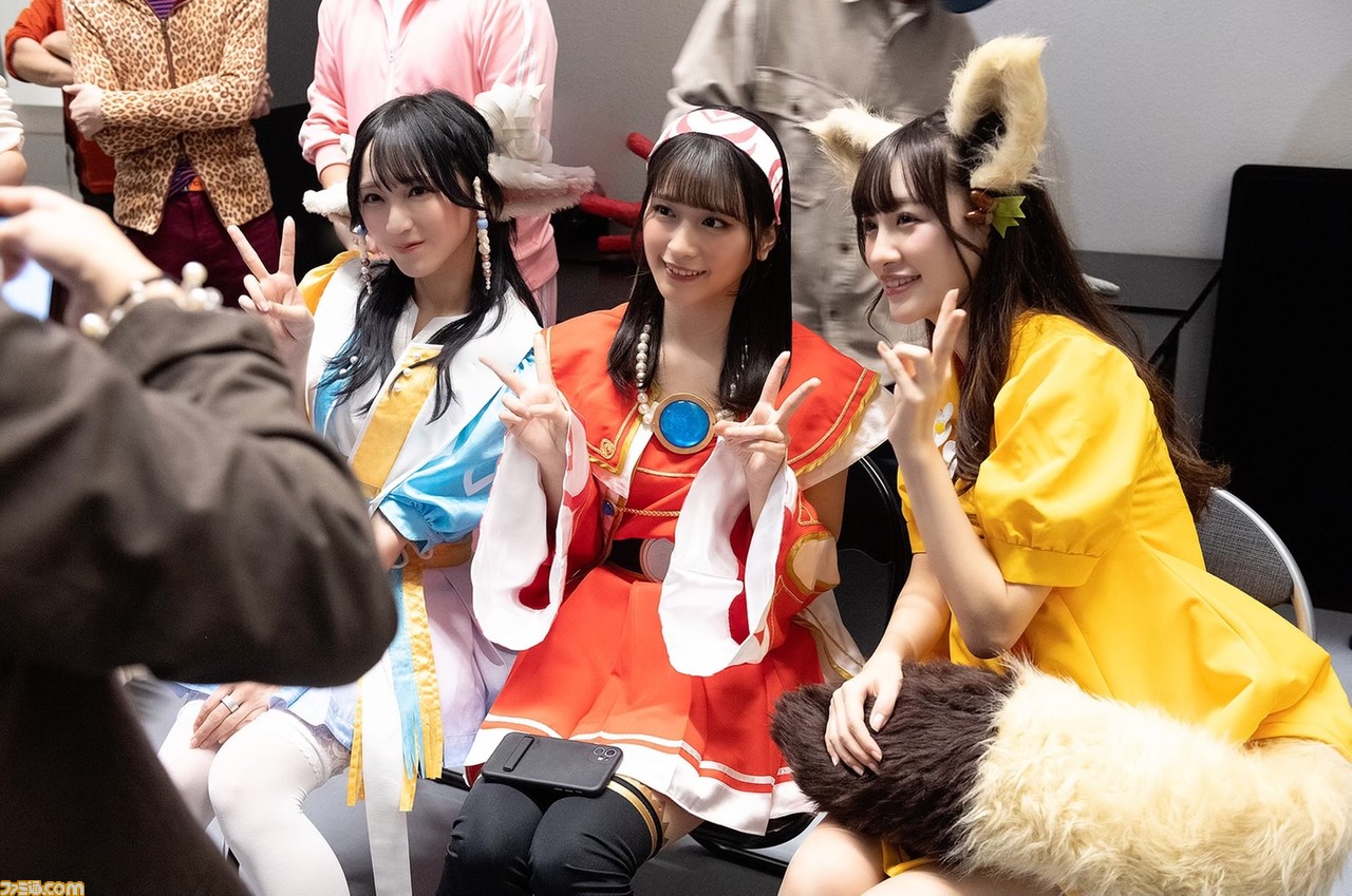 『メイプルストーリー』と=LOVE(イコールラブ)のコラボはかわいさ一点突破。音嶋莉沙、佐々木舞香、野口衣織のコスプレ撮影舞台裏をリポート