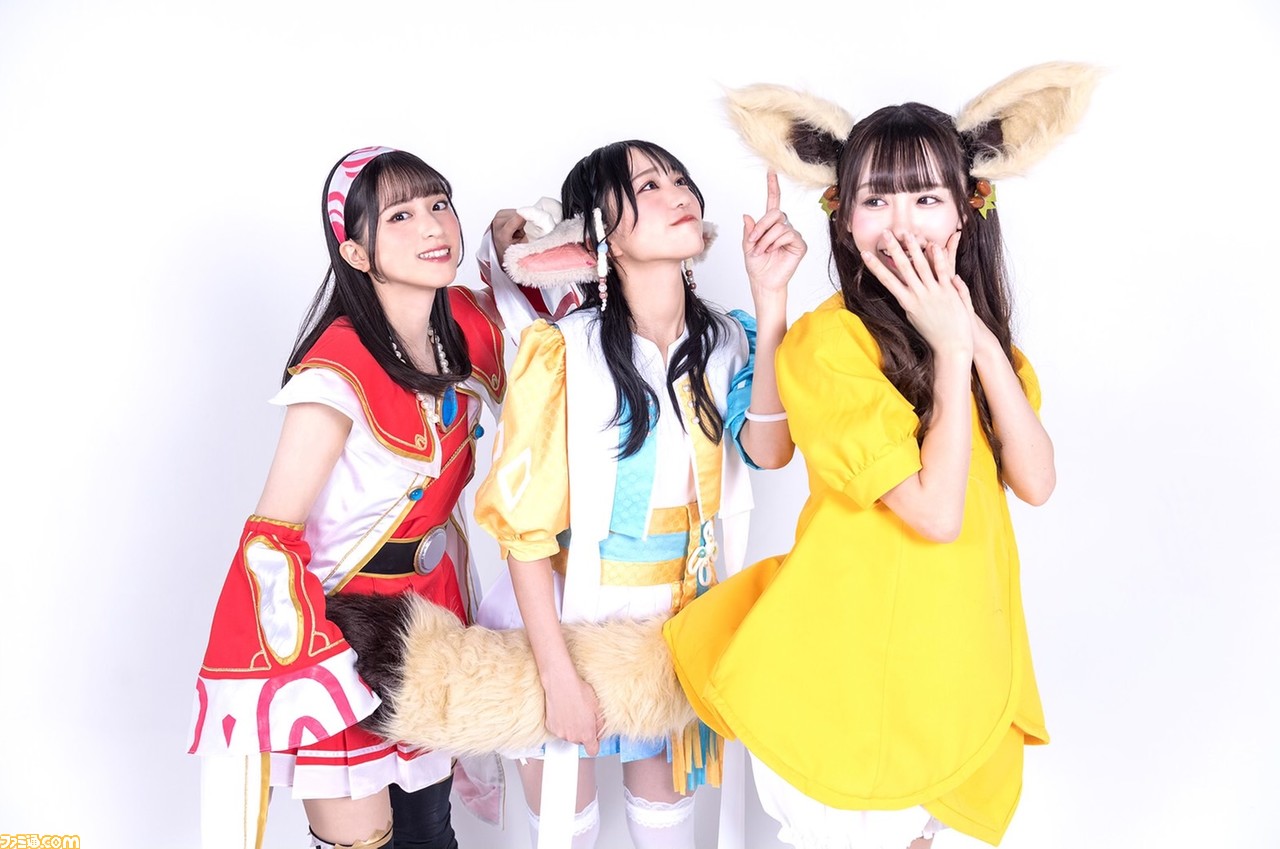 『メイプルストーリー』と=LOVE(イコールラブ)のコラボはかわいさ一点突破。音嶋莉沙、佐々木舞香、野口衣織のコスプレ撮影舞台裏をリポート