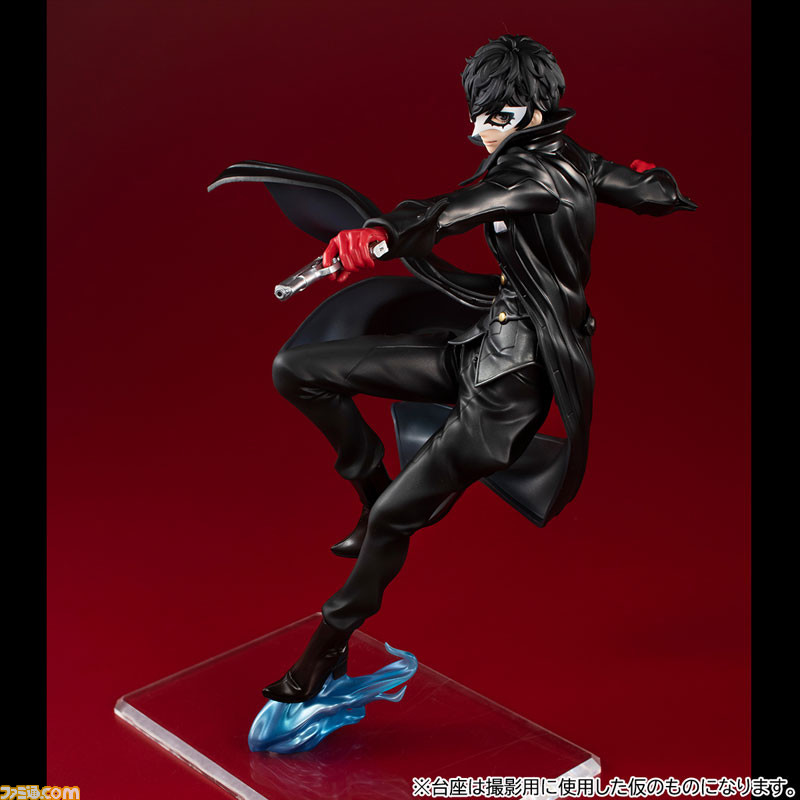 『ペルソナ5R』ジョーカーのフィギュアが予約受付中。マスクのON/OFFが切り替えられる前髪・ナイフ/銃を構えた腕パーツが付属