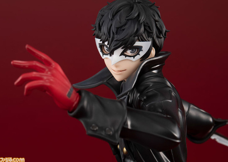 『ペルソナ5R』ジョーカーのフィギュアが予約受付中。マスクのON/OFFが切り替えられる前髪・ナイフ/銃を構えた腕パーツが付属