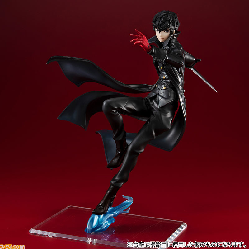 『ペルソナ5R』ジョーカーのフィギュアが予約受付中。マスクのON/OFFが切り替えられる前髪・ナイフ/銃を構えた腕パーツが付属