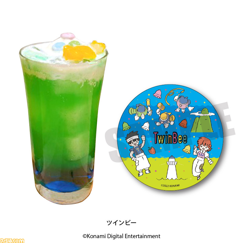 “↑↑↓↓←→←→BA”35周年記念コラボカフェが1月21日より開催。『グラディウス』や『がんばれゴエモン』などのコラボドリンク・グッズが発売