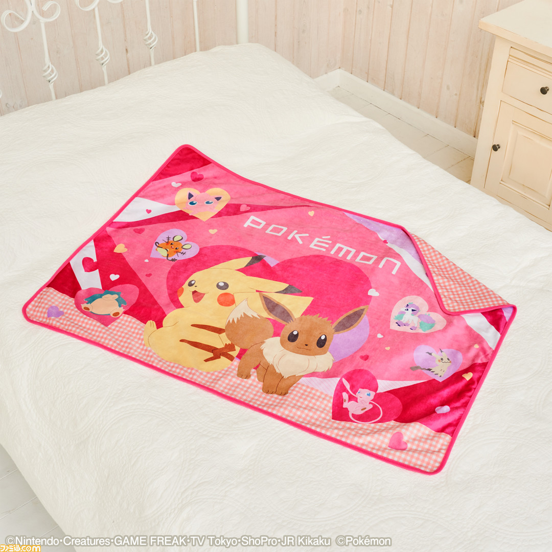 『ポケモン』×ナムコキャンペーンが1月28日より開催。ハートのクッションを抱えたピカチュウの“めちゃでかぬいぐるみ”などバレンタインがテーマのグッズが登場
