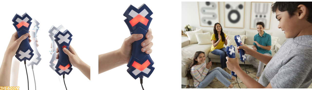 ライトのシグナルにあわせてスティックを上下に動かす、エレクトリック旗あげゲーム『クロス シグナル』が4月中旬より順次発売