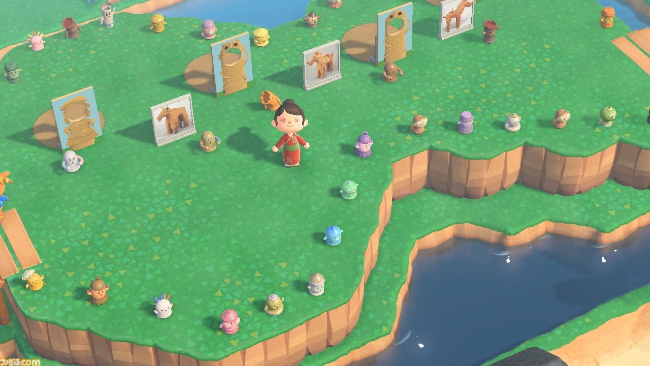 『あつ森』にて国立文化財機構の所蔵品をモチーフにした“ぶんかつ島”が公開。“ハニワ”や“見返り美人”といった衣装も楽しもう