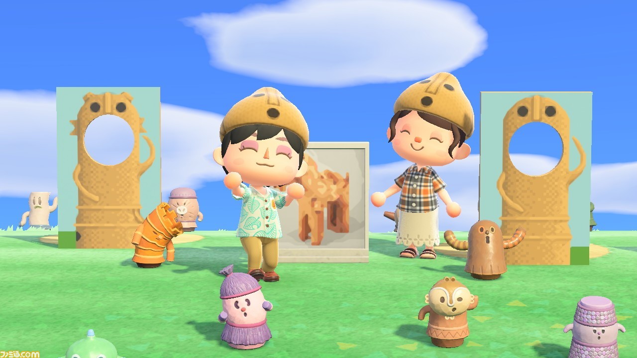 『あつ森』にて国立文化財機構の所蔵品をモチーフにした“ぶんかつ島”が公開。“ハニワ”や“見返り美人”といった衣装も楽しもう