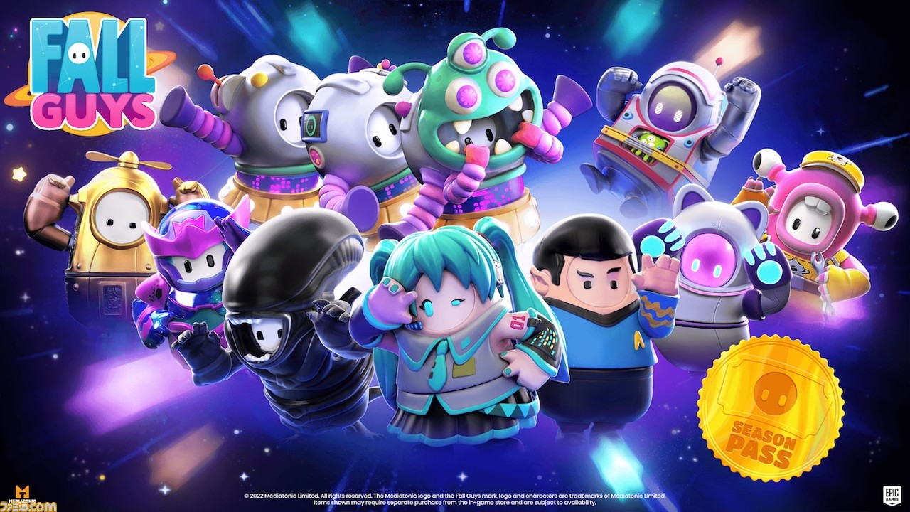 『フォールガイズ』シーズン2“衛星スクランブル”が9月15日(木)に開幕。“初音ミク”スキンを含むシーズンパスや新ステージなど新情報が公開