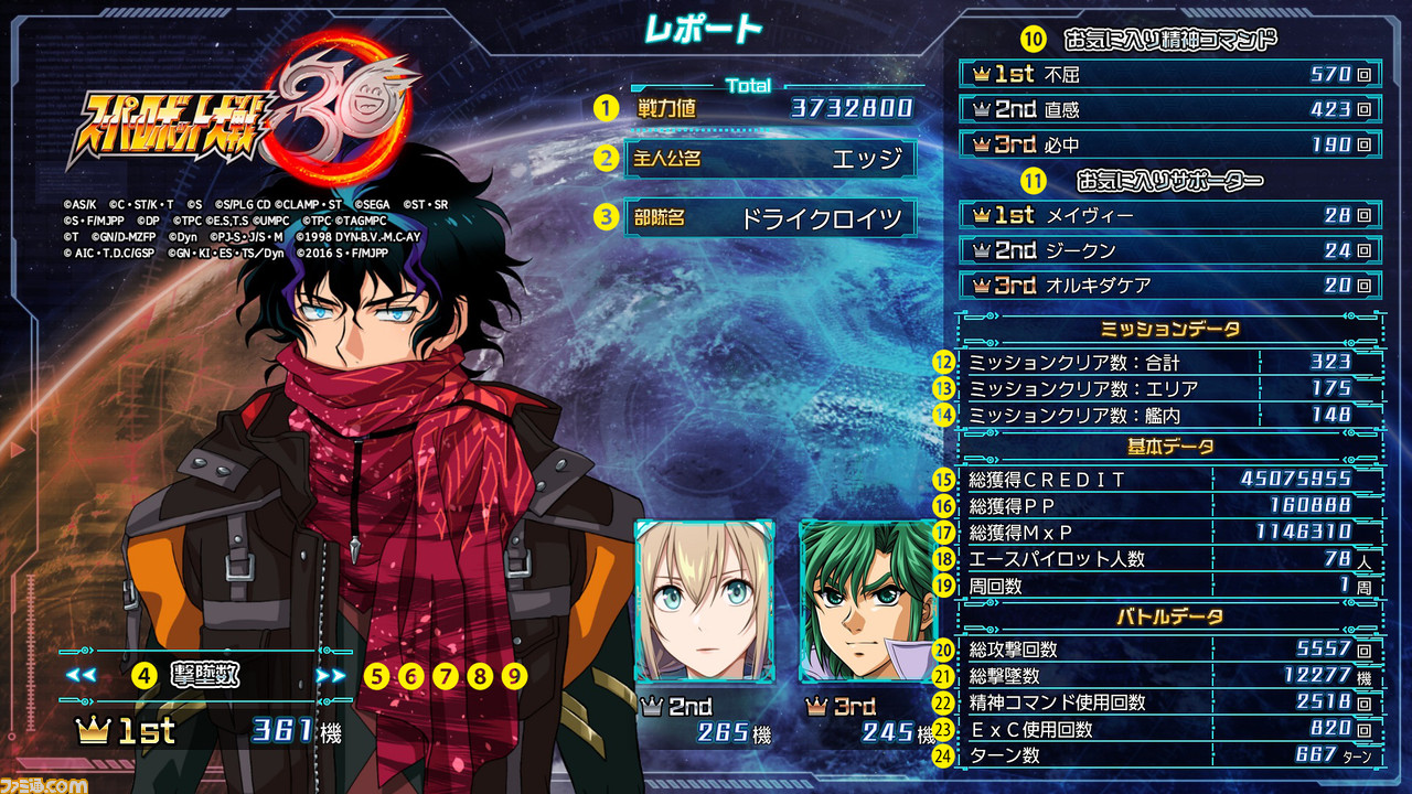 『スパロボ30』“METAL ROBOT魂”が当たる発売1周年記念キャンペーン開催。“レポートカード機能”を追加する無料アップデートも配信予定