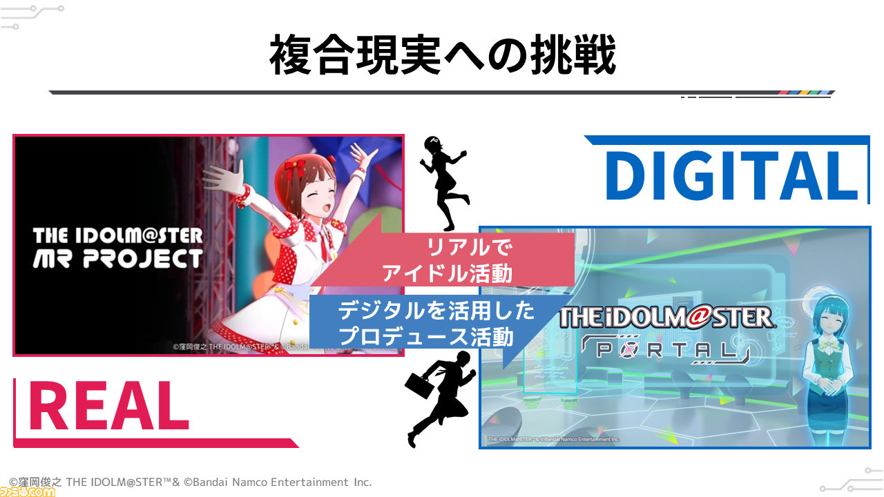 『アイマス』“THE IDOLM@STER 765 MILLIONSTARS ”MR”フェスティバル(仮称)”の開催やライバー活動を行う“PROJECT IM@S vα-liv”などを発表