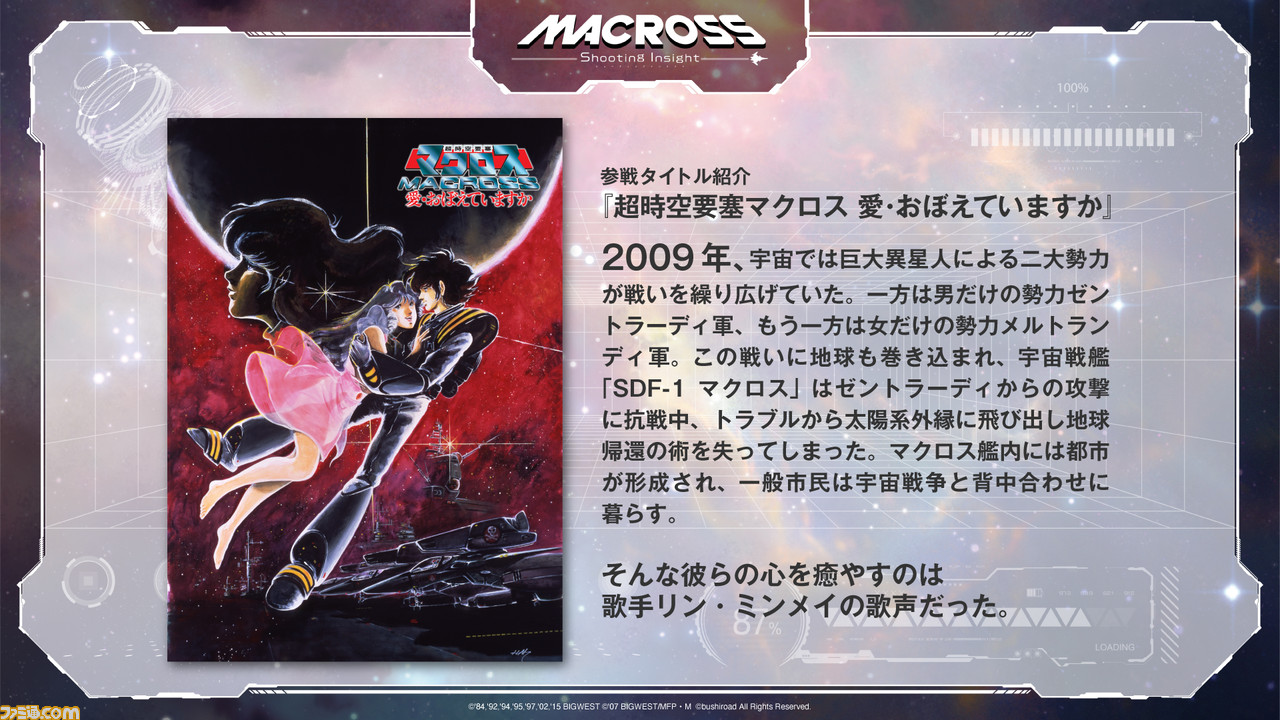 『マクロス シューティング インサイト』あらすじ公開。『マクロス7』バトル7を舞台に歴代エースパイロット&バルキリーが集結
